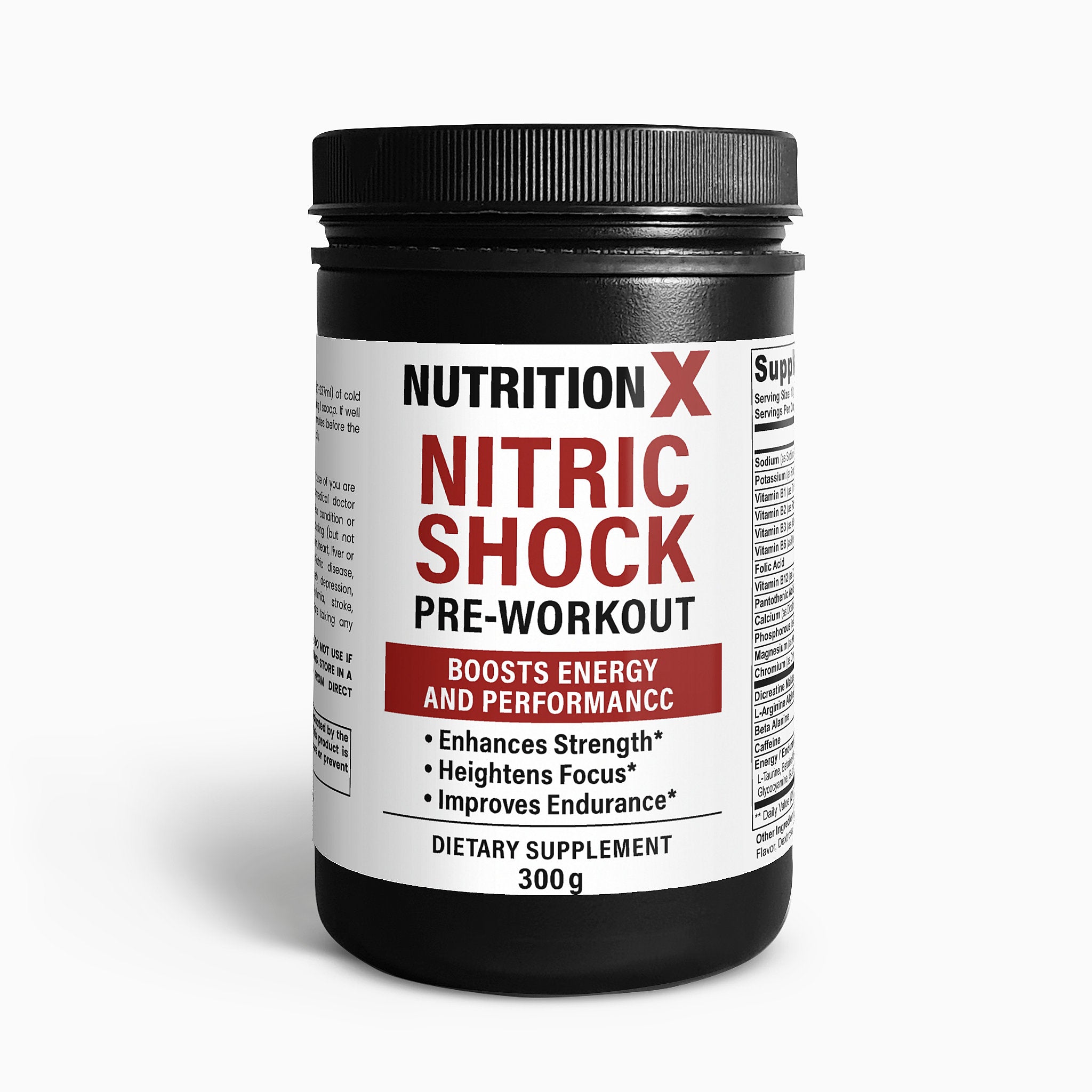 Nitric Shock Pre-Workout Powder (Fruit Punch)